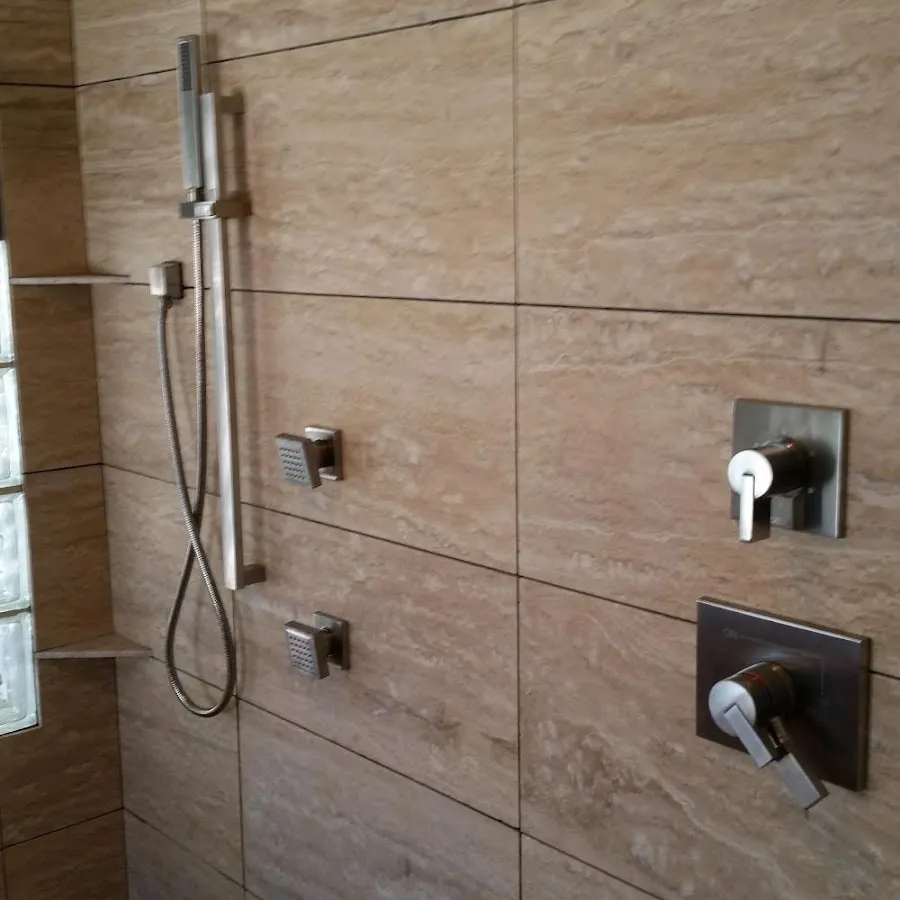 Shower fixture installation for Water Heater Replacement in Irondale
